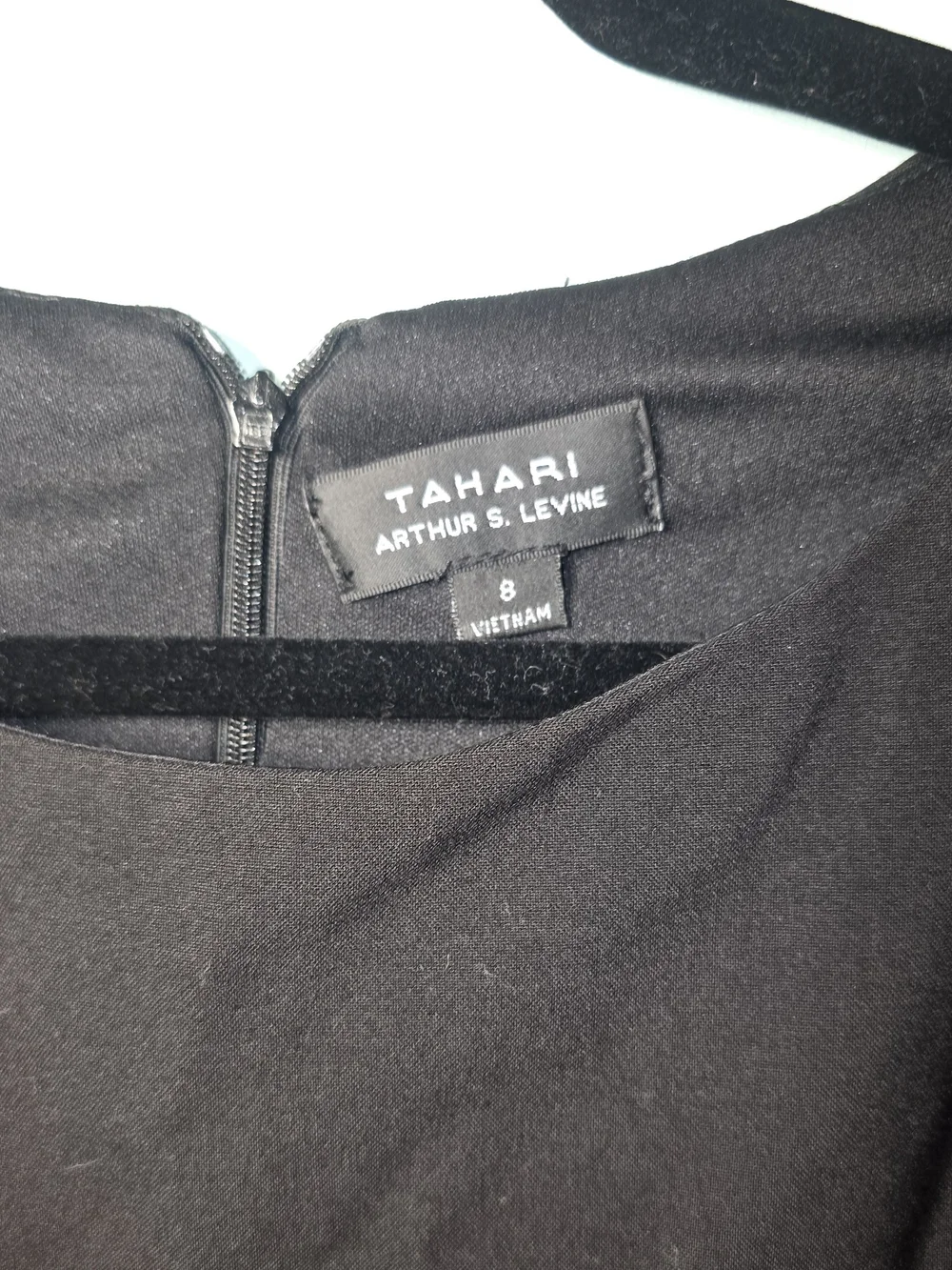 Tahari ASL Black Sleeveless Sheath Dress with Grommet Waist Detail - Picture 2 of 6